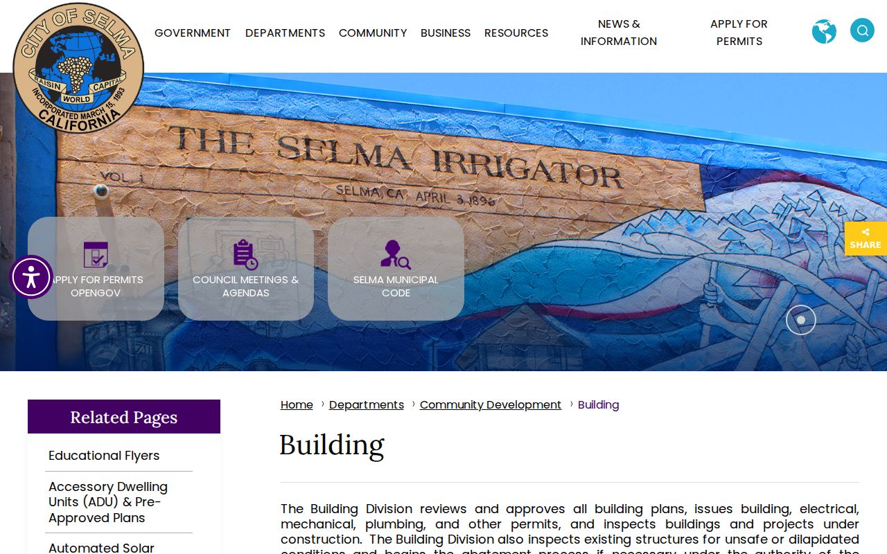 Selma neighbors lookup with Selma building and code services